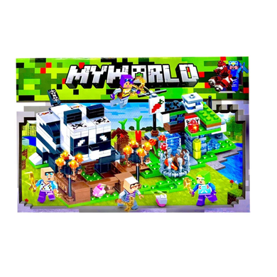 Конструктор Minecraft My World LB1107 "Будинок Панди" з 478 деталей